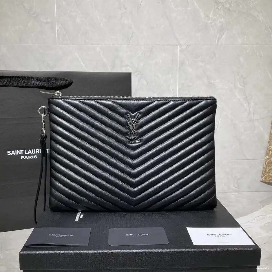 YSL CLUTCH MONOGRAM 0326